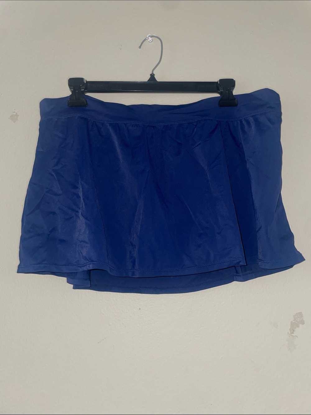 Jaclyn Smith Blue Swim Skort - Flared  Skirt Size 14